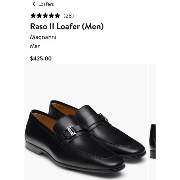 Magnanni Raso II Bit Loafers – Men’s Black Leather size 13 main image 6